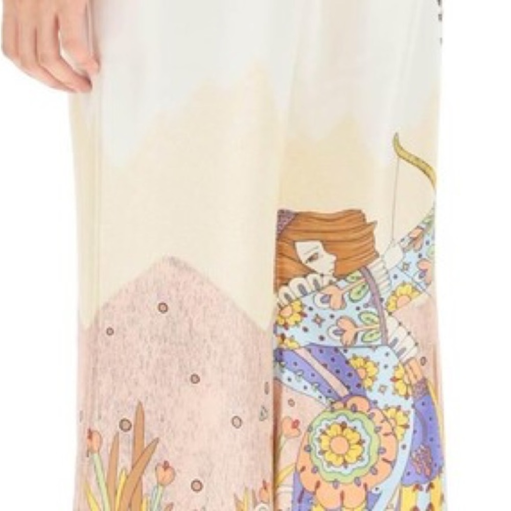 ZIMMERMANN
Printed silk crepe de chine kick-flare pants - Picture 3 of 11